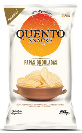 PAPAS ONDULADAS QUENTO 100GR