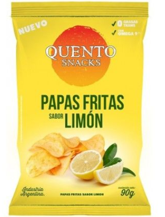 PAPAS QUENTO LIMON 90GR