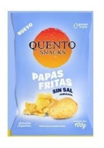 PAPAS SIN SAL QUENTO 100GR