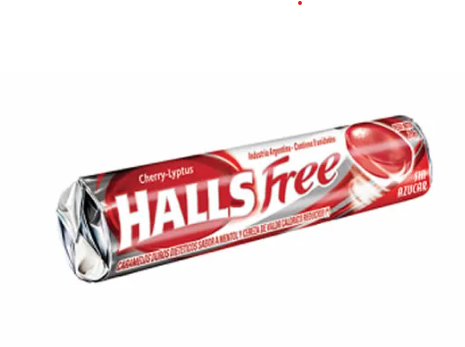 PASTILLAS HALLS FREE CHERRY