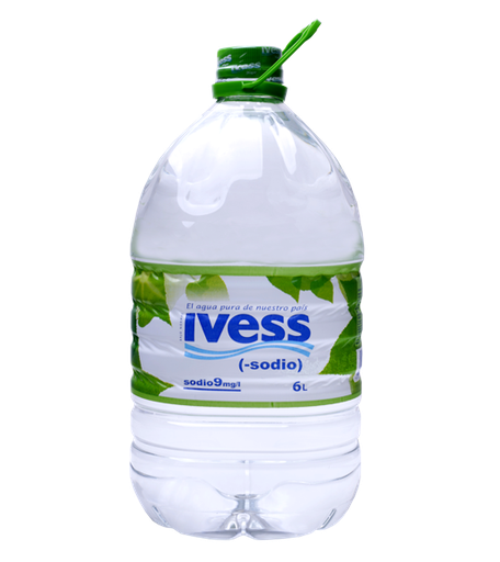 AGUA MINERAL IVESS BAJA EN SODIO BIDON 6L