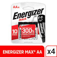 PILA ENERGIZER MAX AA X4