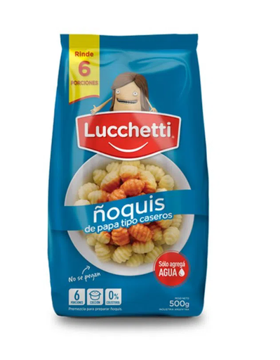 PREMEZCLA ÑOQUIS LUCCHETTI 500GR