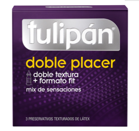 PRESERVATIVO TULIPAN DOBLE PLACER